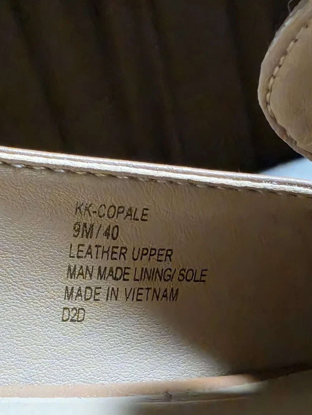 KELLY & KATIE Women's Pointed Slingback Loafer - Tan Size 9M. - Picture 3 of 7